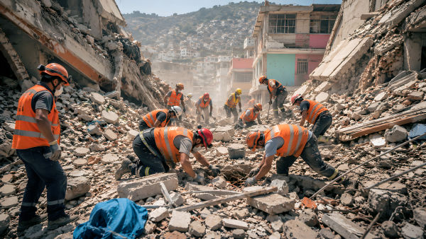 Dogs, drones and sound detectors: How rescuers search for quake survivors
